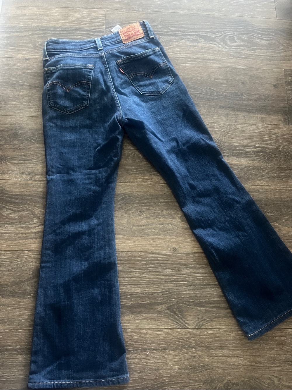 Levi's Women's Dark Blue Flare Jeans vintage style